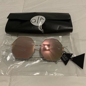 Quay Kiss and Tell Octagon Sunglasses